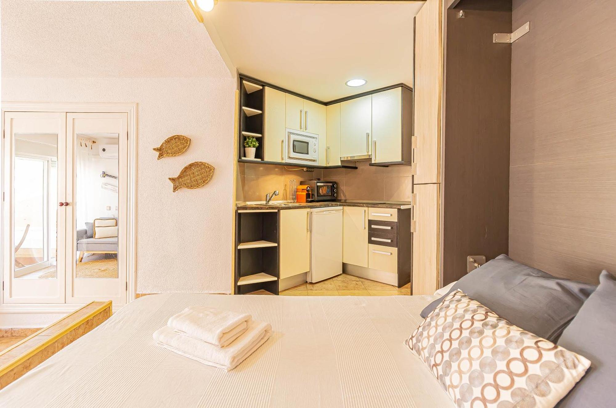 La Pecera - La Manga Del Mar Menor - Edificio Monaco - Kilometro 7 - Cama Plegable Y Sofa-Cama Lejlighed Eksteriør billede