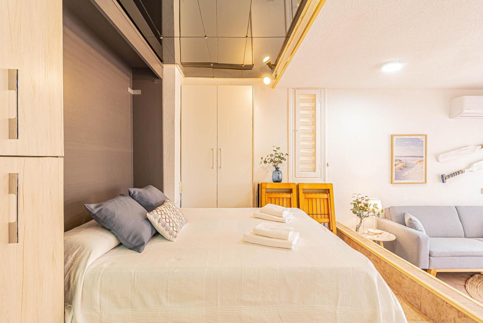 La Pecera - La Manga Del Mar Menor - Edificio Monaco - Kilometro 7 - Cama Plegable Y Sofa-Cama Lejlighed Eksteriør billede