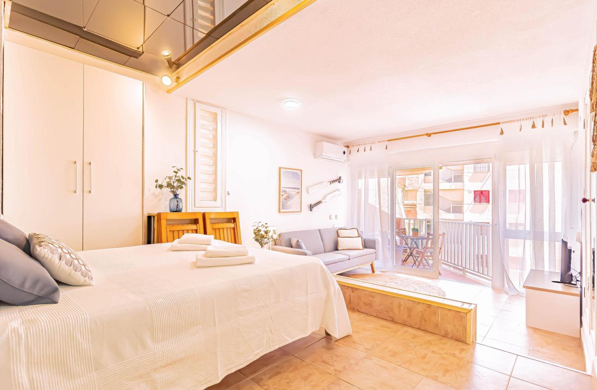 La Pecera - La Manga Del Mar Menor - Edificio Monaco - Kilometro 7 - Cama Plegable Y Sofa-Cama Lejlighed Eksteriør billede