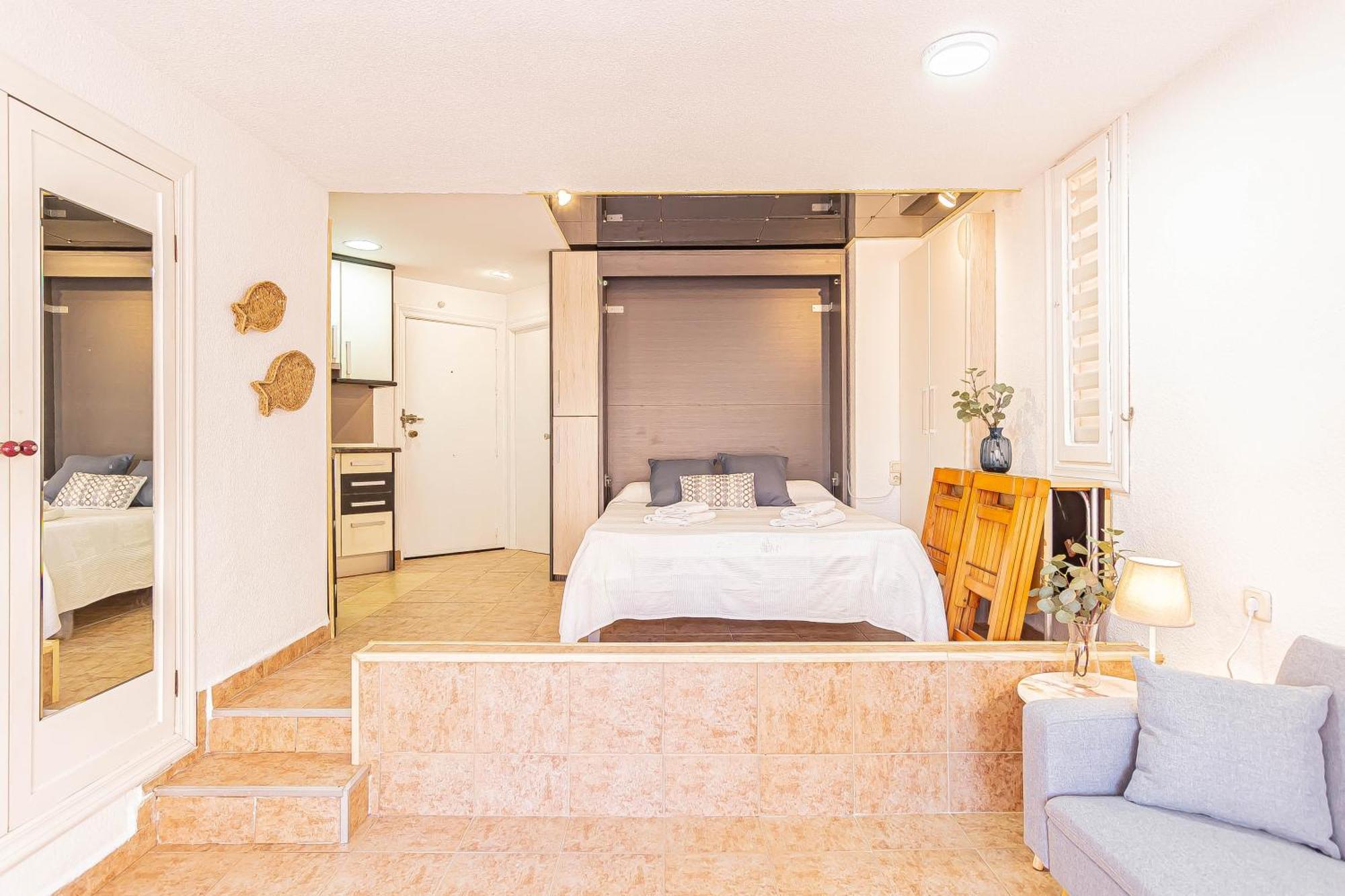 La Pecera - La Manga Del Mar Menor - Edificio Monaco - Kilometro 7 - Cama Plegable Y Sofa-Cama Lejlighed Eksteriør billede