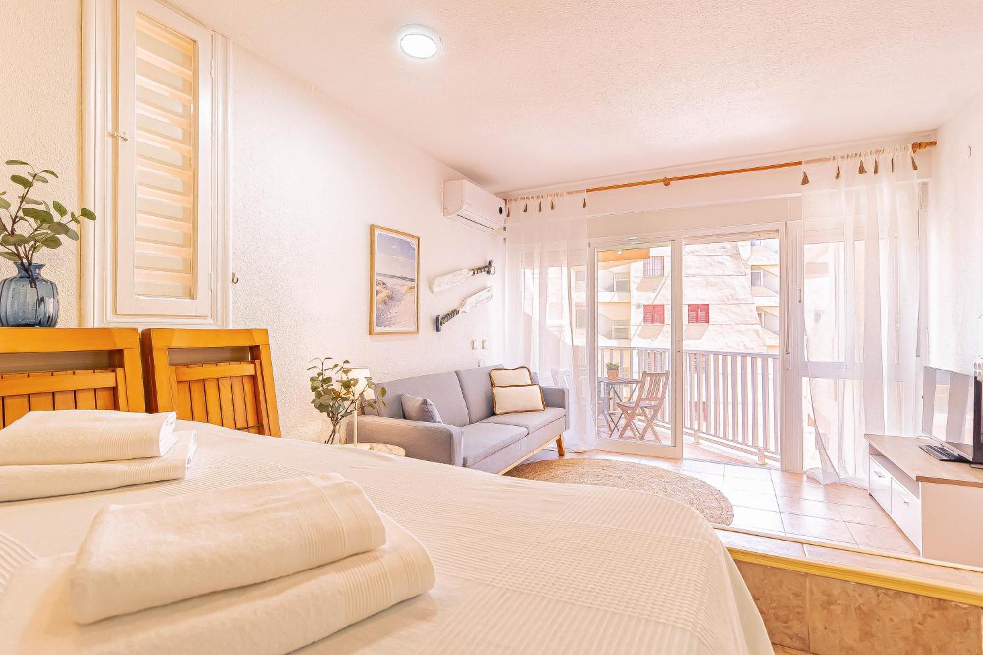 La Pecera - La Manga Del Mar Menor - Edificio Monaco - Kilometro 7 - Cama Plegable Y Sofa-Cama Lejlighed Eksteriør billede