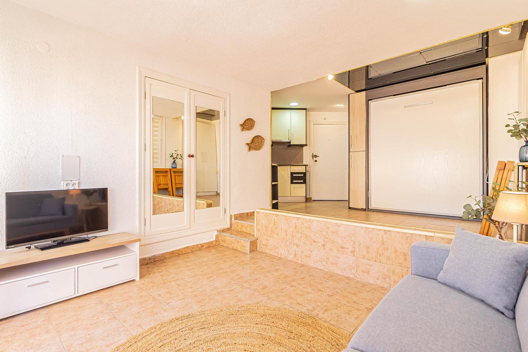 La Pecera - La Manga Del Mar Menor - Edificio Monaco - Kilometro 7 - Cama Plegable Y Sofa-Cama Lejlighed Eksteriør billede